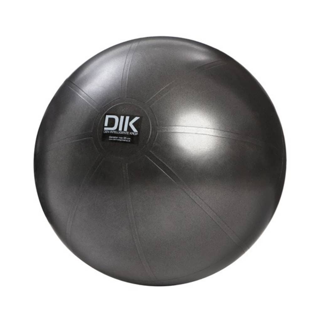 DIK træningsbold anti burst system – 55 cm – Antracit sort