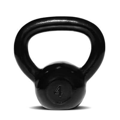 Kettlebell i støbejern i 4 kg