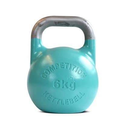 Blå konkurrence kettlebell i 6 kg