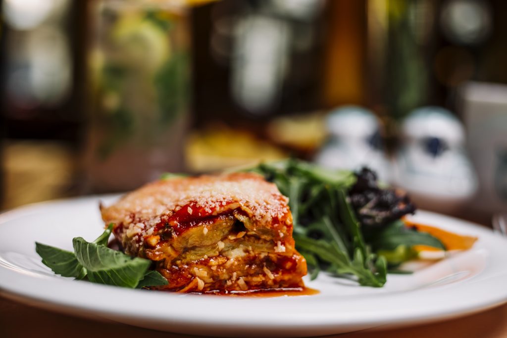 Fuldkorns lasagne med grøntsager